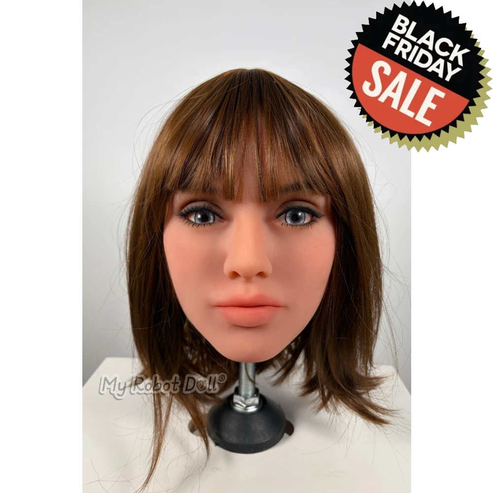 Black November: Wm #273 Ros – Only 1 Available At 50% Off! 1 Wm Doll #273 Head With Brown Hair, Bangs, And Refined Facial Presentation
