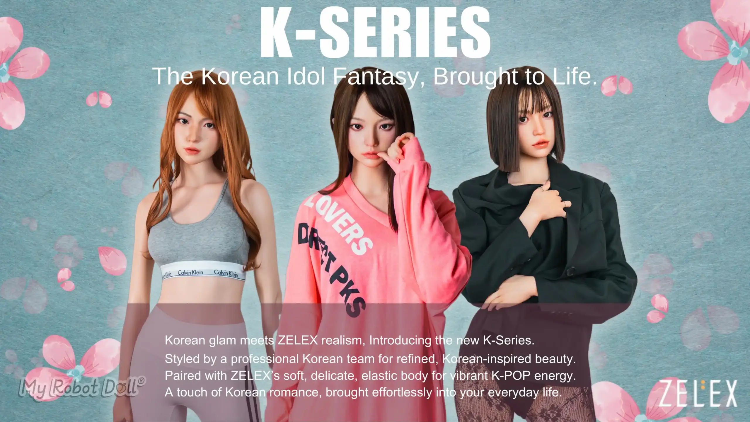 Zelex K-Series Korean Pop Idol Silicone Sex Dolls by Zelex