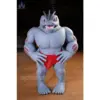 Silicone Sex Toy Kragor Dark Furry Beast Castle - 73Cm / 2'5&Quot; Humanoid Titan 13 Dolls Castle Kragor 70Cm Monster Doll With Blue-Gray Sculpted Body, Red Briefs, Clawed Hands, Fang Detail, And Muscular Fantasy Styling.