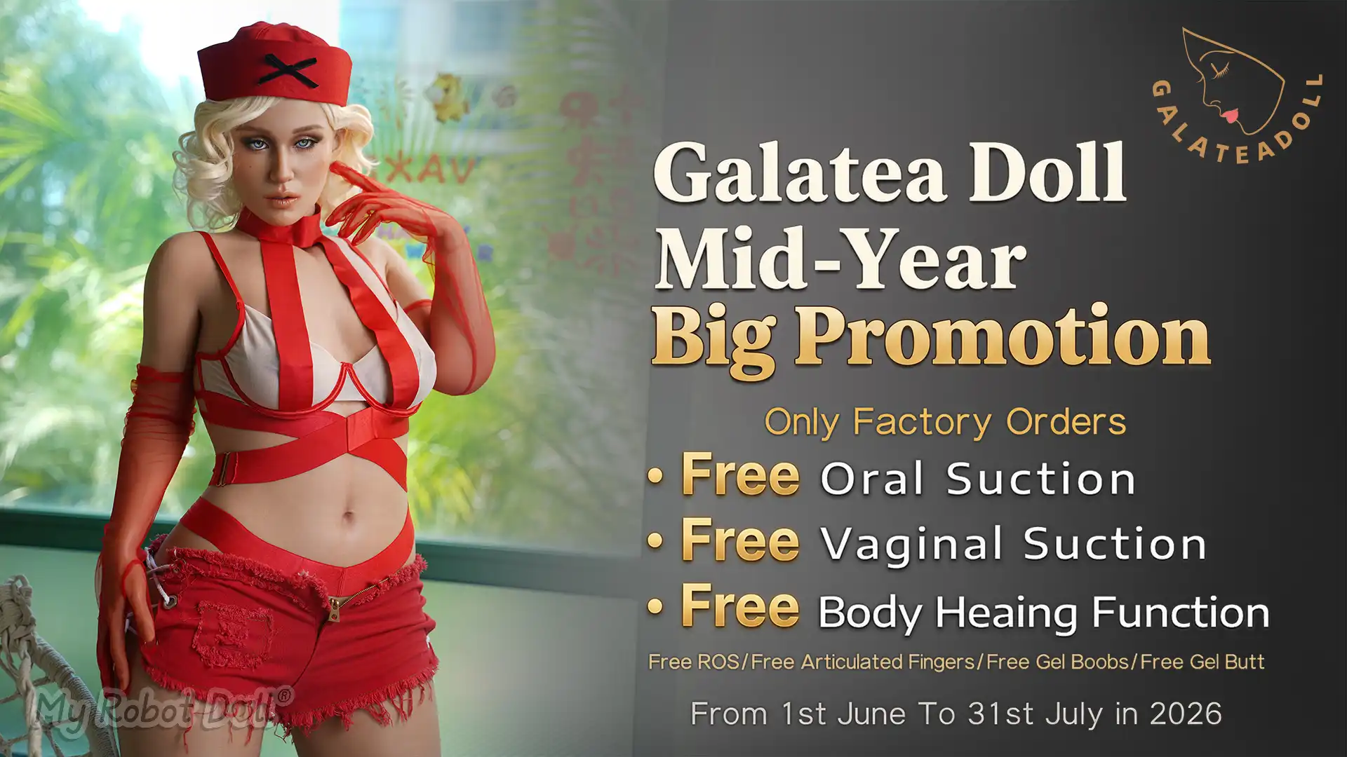 Galatea Doll promo banner
