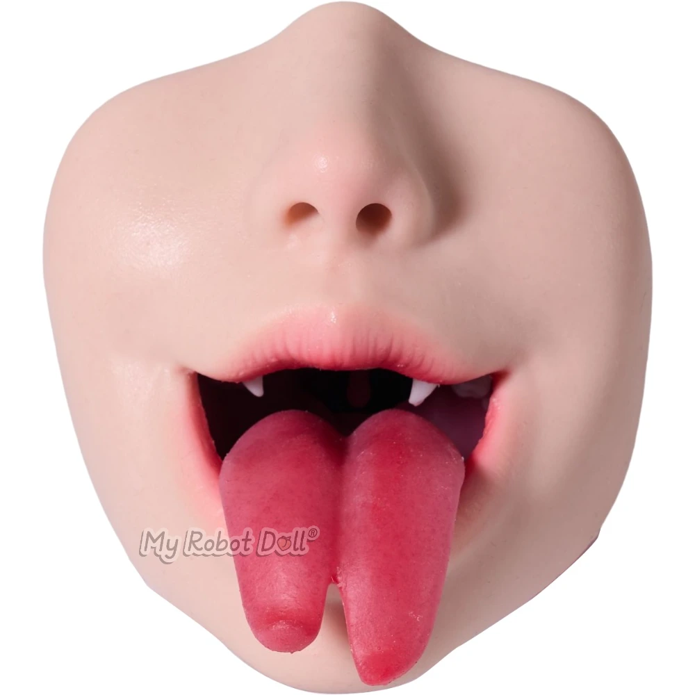 🇺🇸 Mrl Sex Doll Tamiko 23Cm / 9&Quot; Full Silicone - In Stock Usa 7 Mrl Doll Tamiko 23Cm Mouth Product With Open Lips, Tongue Detail, And Facial Piercings
