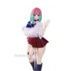 Mrl Sex Doll Reiyu Guigui 66Cm / 2'2&Quot; Full Silicone 19 Mrl Guigui 66Cm Stylized Adult Doll With Pink-And-Teal Bob Hair, Purple Eyes, And Anime-Inspired Facial Design