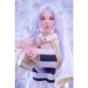 Sankaku #002 Fuana 106Cm C Cup Stylized Doll With Long Silver Hair, Violet Eyes, And Soft Facial Sculpting.