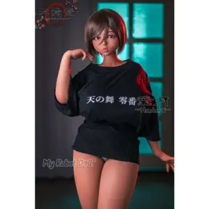 Sankaku Doll Hazuki Tenbudou Series 154cm stylized doll with short brown hair, warm complexion, and curvy figure