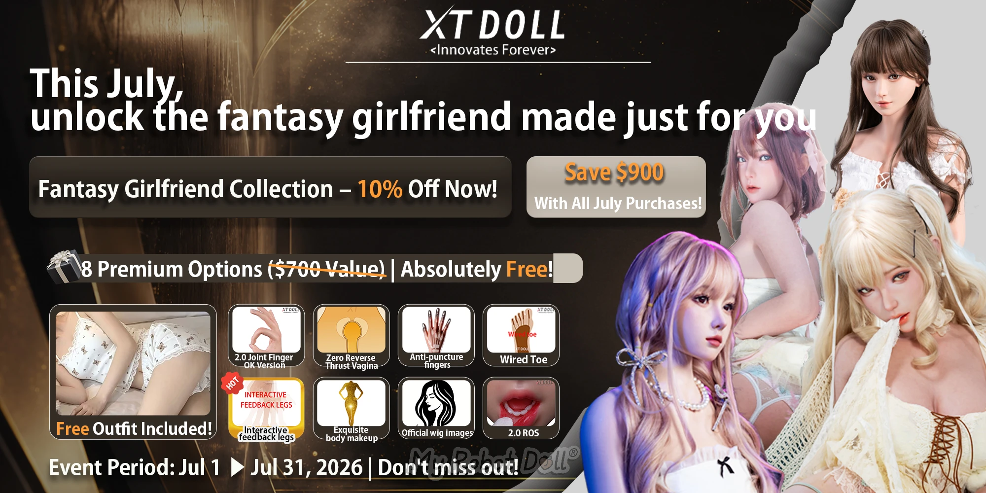 XT Doll Fantasy Girlfriend promo banner
