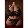 Climax Doll Pw-U58 Clm Ulw 58Cm Torso Product With Sculpted Shoulders, Full Breasts, Defined Waist, Rounded Hips, And Black Lace Lingerie
