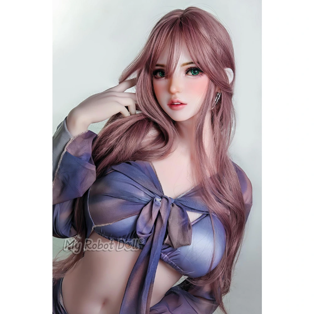 Sex Doll Mizuki Izumi Elsa Babe Head Hb045 - 150Cm / 4'11&Quot; 1 Elsa Babe Hb045 Mizuki Izumi 150Cm Anime-Style Doll With Long Dusty Pink Hair, Green Eyes, Purple Sheer Outfit, And Refined Stylized Facial Detail