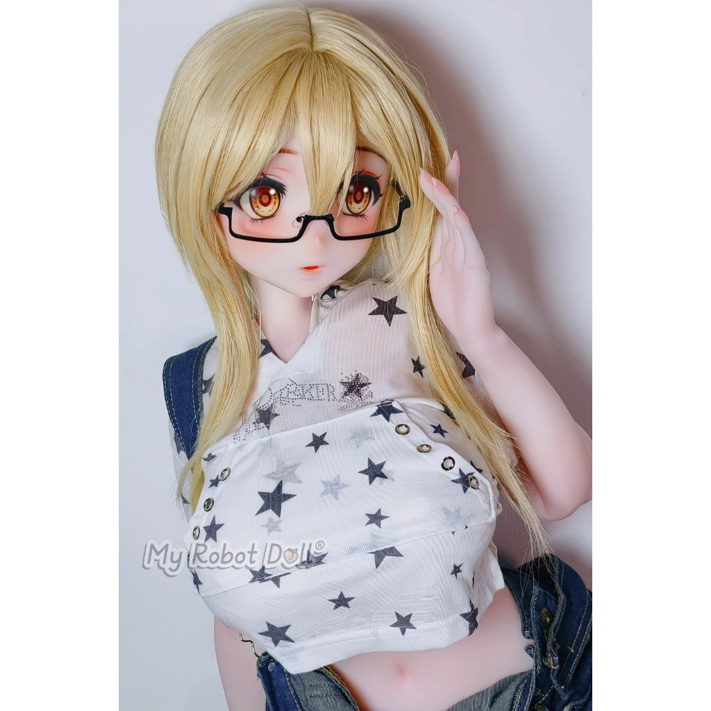 Sex Doll Rad007 Yokotani Yukiko Elsa Babe - 151Cm / 4'11&Quot; 1 Elsa Babe Rad007 Yokotani Yukiko 151Cm Anime-Style Doll With Long Blonde Hair, Amber Eyes, Black Glasses, Star-Print White Top, And Denim Styling