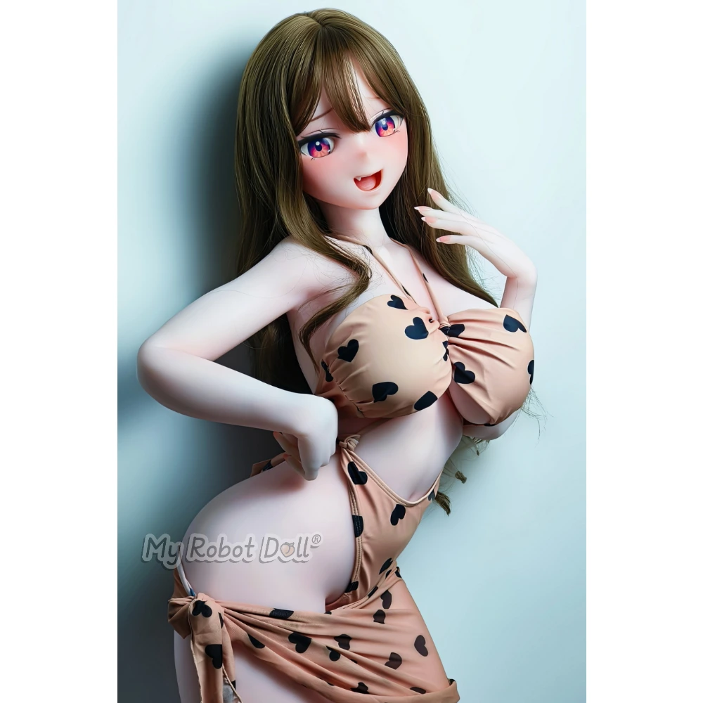 Sex Doll Rad046 Aihara Kaya Elsa Babe - 151Cm / 4'11&Quot; 1 Elsa Babe Rad046 Aihara Kaya 151Cm Anime-Style Doll With Long Brown Hair, Multicolored Eyes, Heart-Pattern Outfit, And Open-Mouth Smile