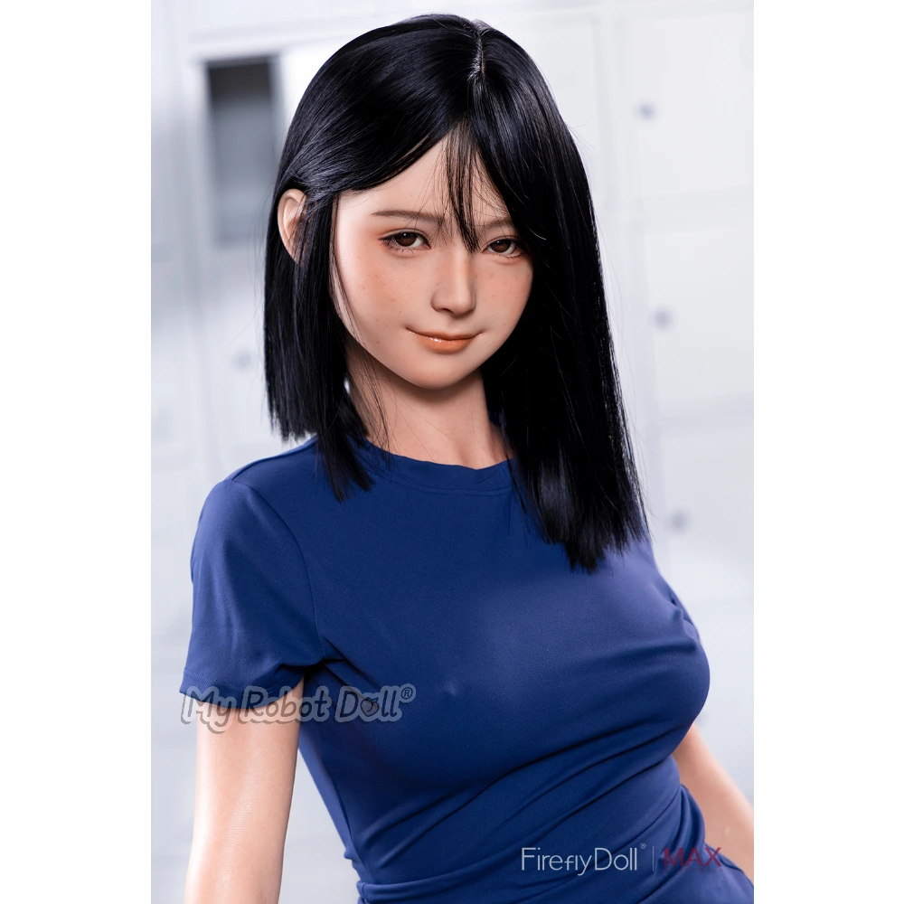 Firefly Doll Sex Doll Qiandao 153Cm / 5'0&Quot; Max Full Silicone Realistic Doll 1 Firefly Qiandao 153Cm Doll With Straight Black Hair, Natural Makeup, Detailed Facial Presentation, And A Simple Blue Outfit Style