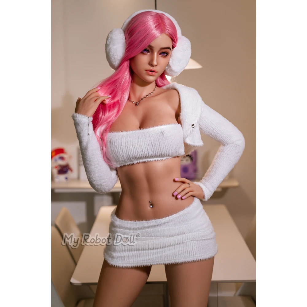 Sex Doll Head #215 Ros-Flora Hr Doll - 165Cm / 5'5&Quot; Full Silicone With Realistic Skin Texture 1 Hr Doll #215 Flora 165Cm C Cup With Pink Hair, Soft Facial Styling, And Slim Curvy Figure