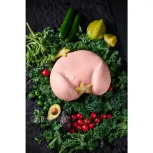 MRL Doll Betsy butt product with smooth molded contours and rounded sculpted shape