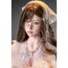 Sex Doll Feiyan Shedoll - 176Cm / 5'9&Quot; K Cup 29 Shedoll Feiyan 176Cm Doll With Long Brown Hair, Glasses, Refined Facial Detailing, Lace Headpiece, And A Beige Maid Outfit