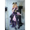 Anime Doll Aotume Head #136 - 145Cm B / 4'9&Quot; 45 Aotume #136 145Cm Doll With Blonde And Pink Hair, Anime-Inspired Facial Detailing, And A Layered Purple And Pink Fantasy Outfit