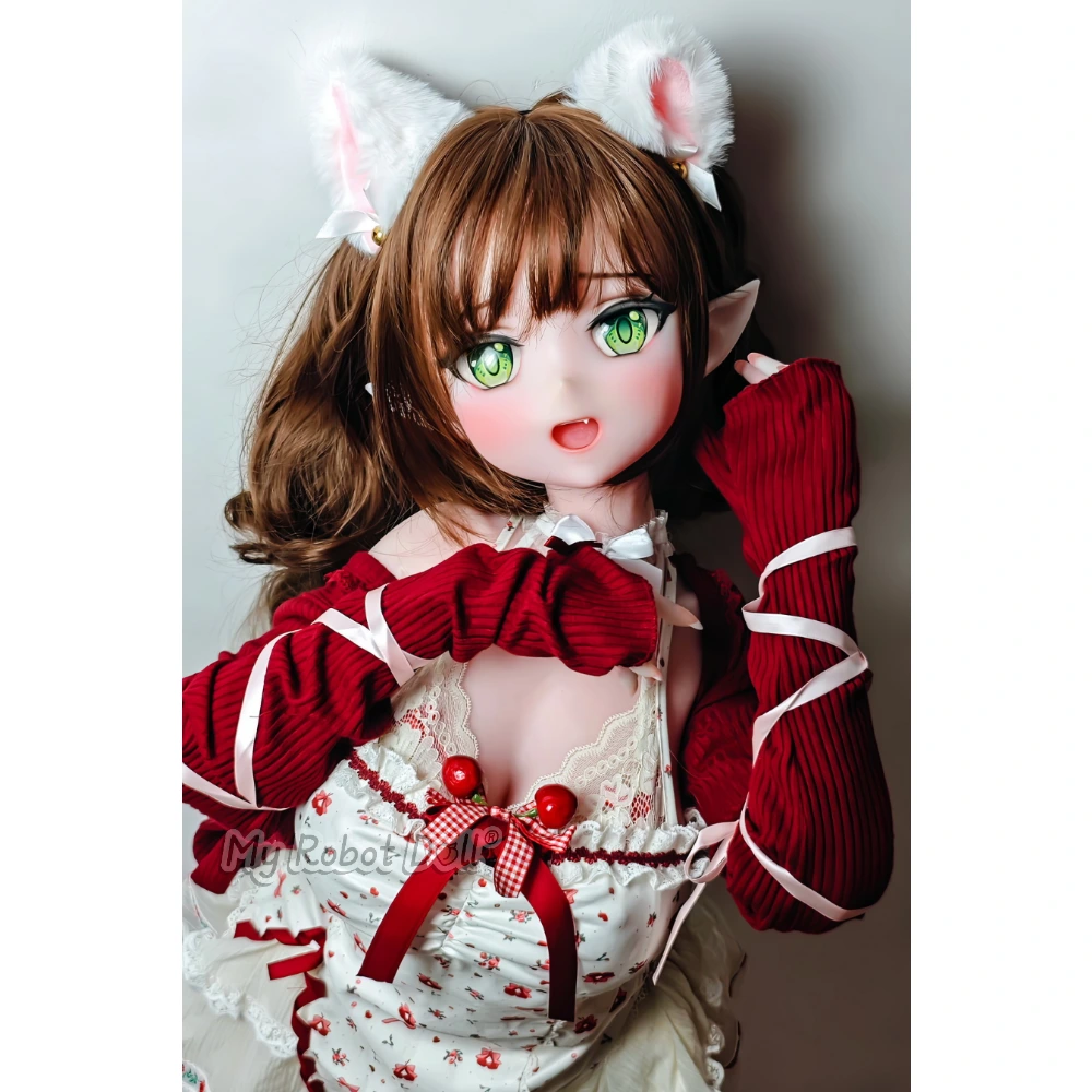 Sex Doll Head Rad021 Mizuki Risa Elsa Babe - 140Cm / 4'7&Quot; 1 Elsa Babe Rad021 Mizuki Risa 140Cm Elf Doll With Pointed Ears, Short Brown Hair, Vivid Green Eyes, And Stylized Features