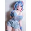 Sex Doll Utashiro Kazuki Elsa Babe Head Rahc028 - 157Cm / 5'2&Quot; 30 Elsa Babe Utashiro Kazuki 157Cm Rahc028 Anime Doll With Blue Hair And Purple Eyes