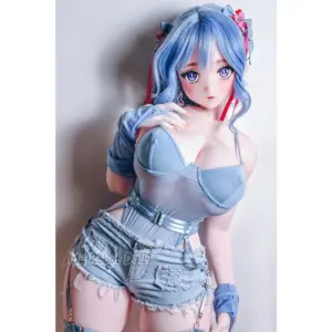 Elsa Babe Utashiro Kazuki 157cm RAHC028 anime doll with blue hair and purple eyes