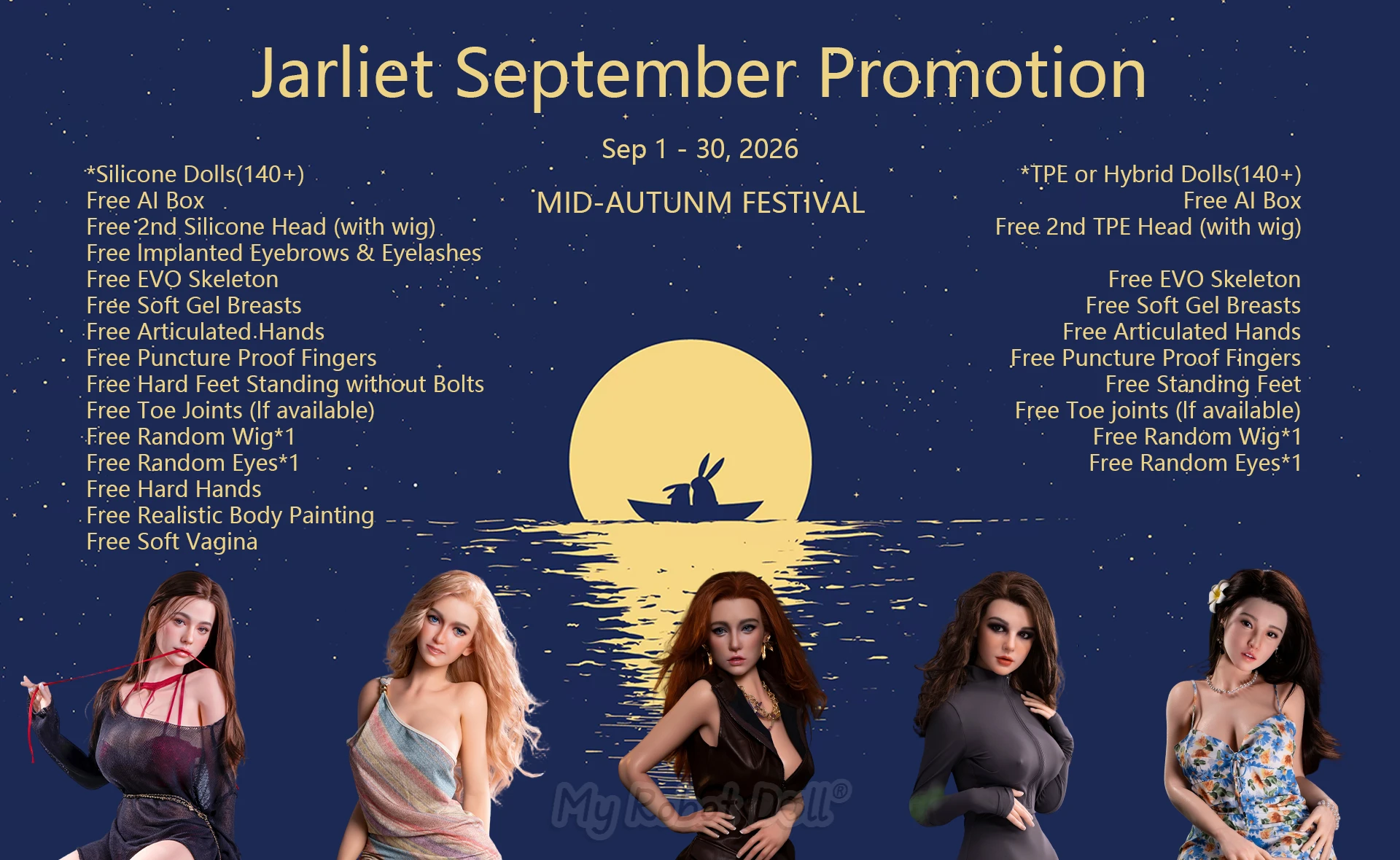 Jarliet Doll promo banner