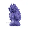 Mrl Aruna 24Cm Purple Fantasy Torso With Curved Horns, Pointed Ears, Layered Hair, And Sculpted Hands