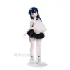 Mrl Sex Doll Miyu 3.0 66Cm / 2'2&Quot; Full Silicone 23 Mrl Audrey 66Cm Stylized Doll With Dark Blue Hair, Amber Anime Eyes, A White Blouse, Black Pleated Skirt, And White Boots