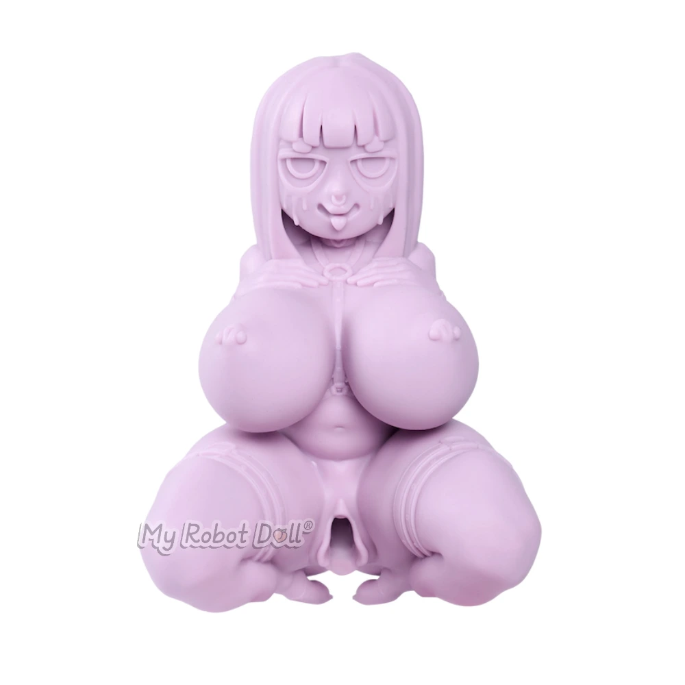 Mrl Sex Doll Koko 1.0 23Cm / 9.1&Quot; Full Silicone 1 Mrl Koko 23Cm Lavender Fantasy Torso With Blunt Bangs, Half-Lidded Eyes, A Nose Ring, And Rounded Sculpted Contours