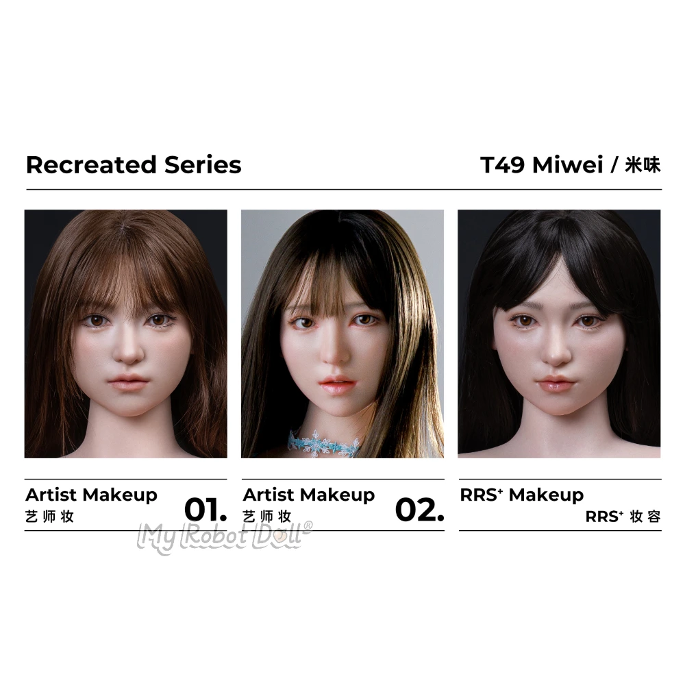 Sex Doll Miwei Sino-Doll T-Sino T49 - 149Cm / 4'11&Quot; Rrs+ Top Artistic Makeup Recreated Series 3 Sex Doll Miwei Sino-Doll T-Sino T49 - 149Cm / 4'11&Quot; Rrs+ Top Artistic Makeup Recreated Series - Image 3