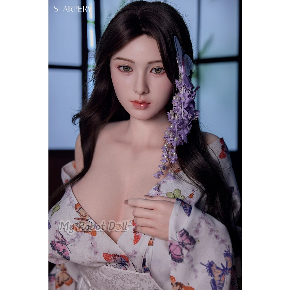 Sex Doll Xue Starpery - 171Cm / 5'7&Quot; D Cup Wr 4.0 Is Available On Full Silicone Version 1 Starpery Xue 171Cm D Cup Doll With Long Dark Hair, Refined Facial Detailing, And A Lavender Floral Hair Ornament
