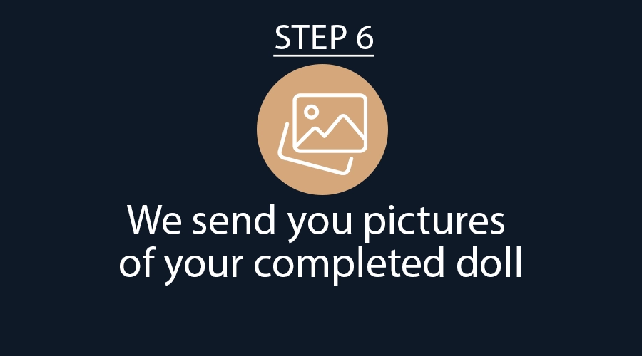 Step 6: We Send You Pictures Of Your Completed Doll