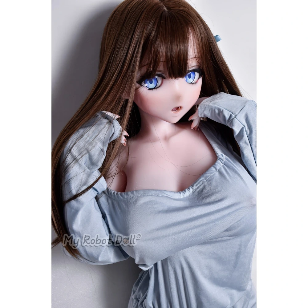 Sex Doll Rad011 Hayakawa Saaya Elsa Babe - 148Cm / 4'10&Quot; 1 Elsa Babe Hayakawa Saaya 148Cm Anime-Style Doll With Long Brown Hair, Blue Eyes, Straight Bangs, And A Pale Blue Gathered Outfit.