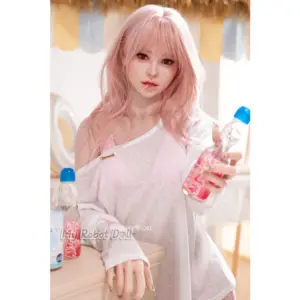 Funwest #032SJ Lucy 159cm sex doll with pink hair and red eyes