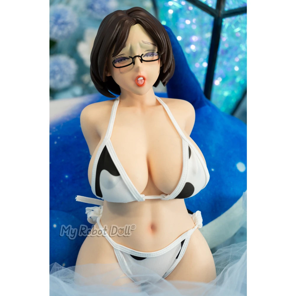 Qita Sex Doll Meidai - 44Cm / 1'5&Quot; Full Silicone 1 Qita Toy Meidai 44Cm Silicone Torso With Rounded Shoulder Ends, Pictured In A White Halter Bikini Top With Contrasting Black Patches. Qita Toy Meidai 44Cm Silicone Torso With Rounded Shoulder Ends, Pictured In A White Halter Bikini Top With Contrasting Black Patches.
