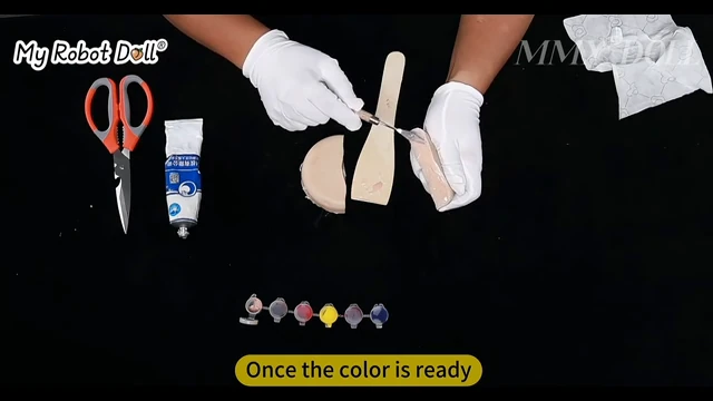 Mmx Adhesive Repair Being Applied To A Silicone Sample