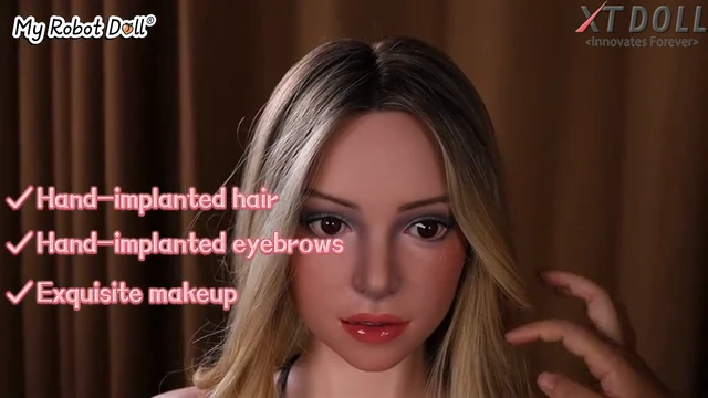 Close View Of The Xt Doll Cynthia Head And Hair