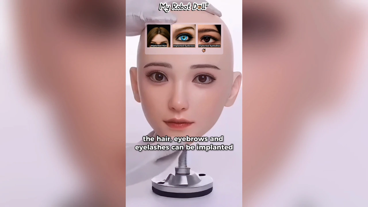 A Detached Doll Head Is Shown From The Front During The Head-Types Comparison.