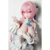 Sex Doll Ahrc009 Aihara Kumi Elsa Babe - 163Cm / 5'4&Quot; 17 Elsa Babe Ahrc009 Aihara Kumi 163Cm L Cup Anime-Style Doll With Short Pink Hair, Purple Eyes, Pointed Ears, White Fantasy Outfit, And Blue Metallic Accents.