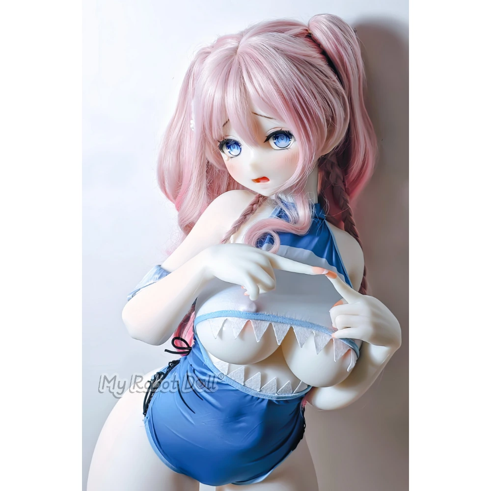 Sex Doll Rad027 Shimizu Minto Elsa Babe- 151Cm / 4'11&Quot; 1 Elsa Babe Rad027 Shimizu Minto 151Cm Anime Sex Doll With Pastel Pink Twin-Tail Hair, Large Blue Eyes, Rosy Cheeks, A Blue And White Outfit, And A Curvy Figure.