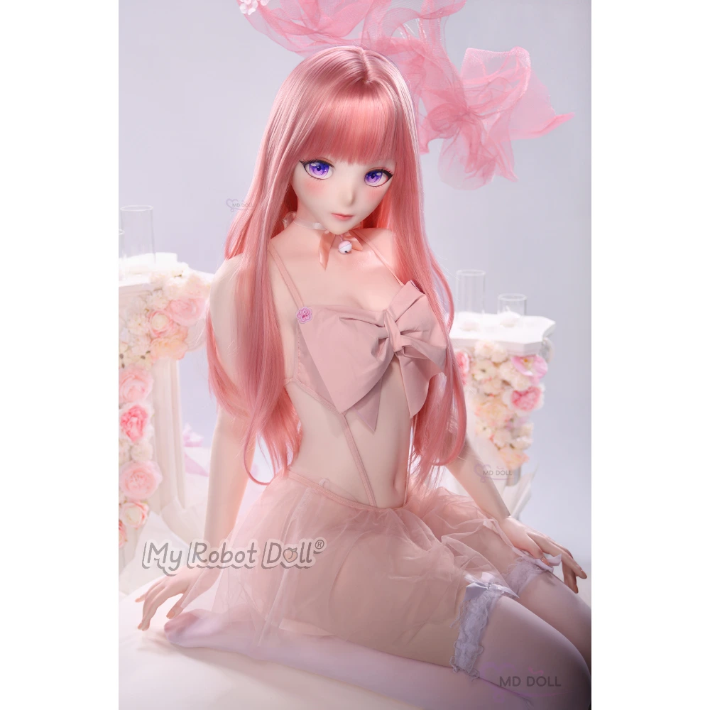 Sex Doll A3-Nami Md Doll 159Cm / 5'3&Quot; A-Cup - Full Silicone 5 Md Doll A3 Nami 159Cm A Cup Anime-Style Doll With Long Pink Hair, Purple Illustrated Eyes, Oversized Bow Top, Layered Pink Skirt, And Pastel Styling