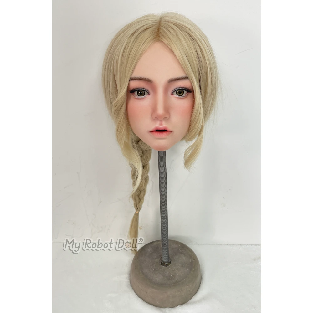 Top Fire Doll Sex Doll Head #T57-Victoria - Fast Delivery From China 3 Top Fire Doll T57 Head With Blonde Braided Hair, Green Eyes, Soft Pink Makeup, Defined Lashes, And Softly Sculpted Facial Features.