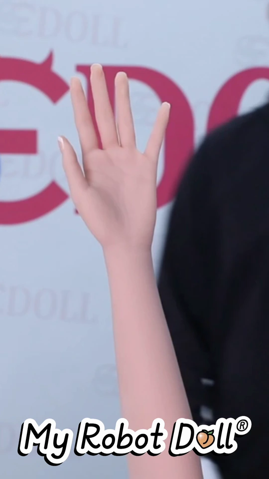 Md Doll Hand With Fingers Spread In The Articulated Finger-Joint Demonstration.